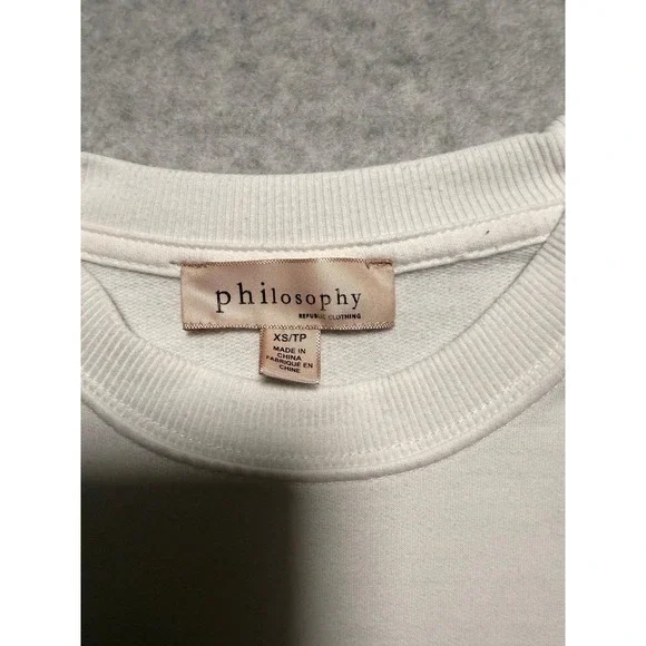 White Christmas Sweater Long Sleeves Size Xs Women's - Picture 3 of 11